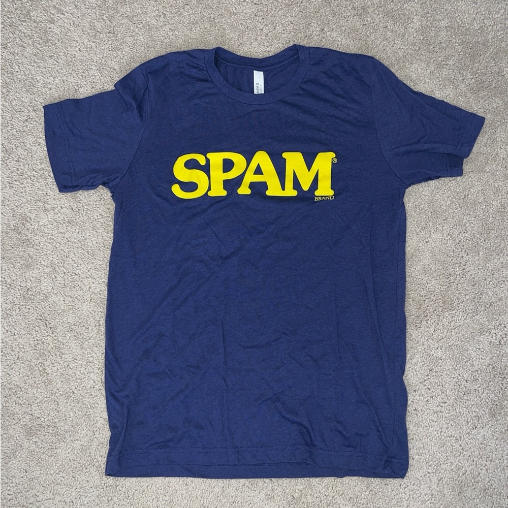 Spam blue tshirt